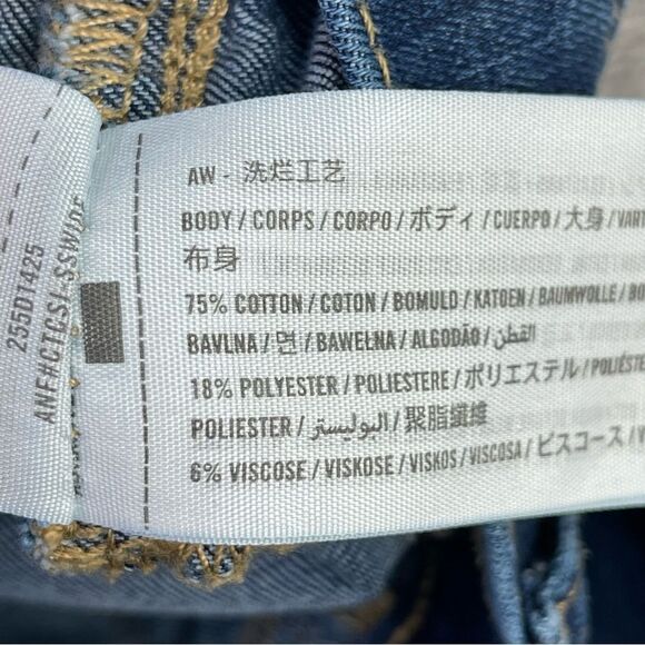 Abercrombie Kids Jeans Girl’s 15/16 Blue Legging High Rise Pull On Dark Wash - Picture 7 of 11